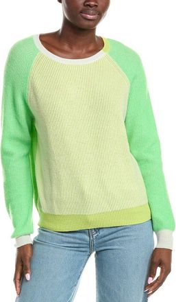 Brodie Chloe Colorblocked Cashmere Sweater