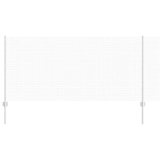 Berkfield Home Chicken Wire Fence Set Set of 2 Galvanized steel 25 x 1 m Durable in Silver