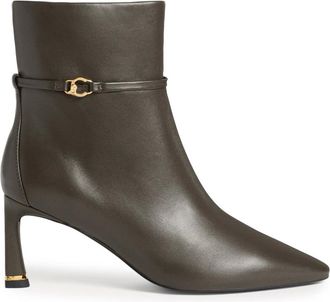 Coccinelle C Look Enkelboot - Dames - Schoenen - Bruin - Maat: 41 EU Leer