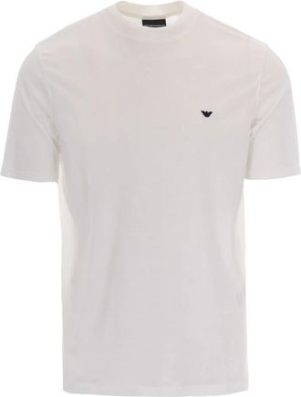 Emporio Armani Logo T-shirt - Heren - T-shirts - Wit - 3XL - Katoen - Tops