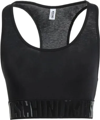 Moschino Ondergoed, Dames, Zwart, S, Katoen, Sports BH
