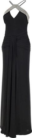 Rebecca Vallance Astros Gown - Dames - Avondkleed - Zwart - S - Polyester - Kleedjes