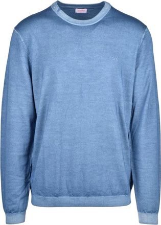 Sun 68 Heren, Truien, Blauw, Maat: 2XL Wol