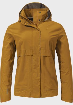 Sch&ouml;ffel Outdoorjacke SCH&Ouml;FFEL 2.5L Jacket Bellagio L, Damen, Gr. 38, gelb (5950, gelb), Oberstoff : 100% Nylon (Membran: Polyurethan), regular fit, hoch gesch