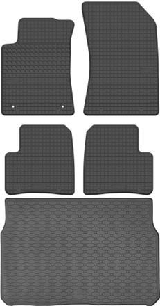 OEM Juego De Alfombrillas De Goma Para Coche Y Maletero Para Citro&euml;n C3 Iii Hatchback (2017-2024)