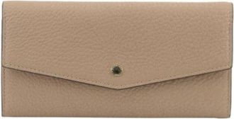 Pourchet Grand Porte-monnaie - Dames - Portefeuilles - Beige - ONE Size - Leer - Accessoires