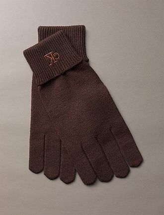 Calvin Klein Guantes De Punto Con Logo Distintivo Para Pantalla T&aacute;ctil