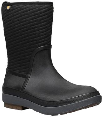 Bogs Ladies Crandall II Mid Zip Black Waterproof Insulated Winter Boots 72700 (Numeric_6_Point_5)