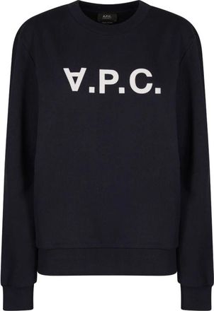 A.P.C. A.p.c., Dames, Sweatshirts & Hoodies, Blauw, Maat: XS
