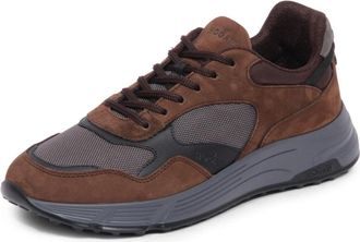 Hogan Hyperlight Allacciato - Heren - Sneakers - Bruin - 40 1/2 EU - Leer - Schoenen