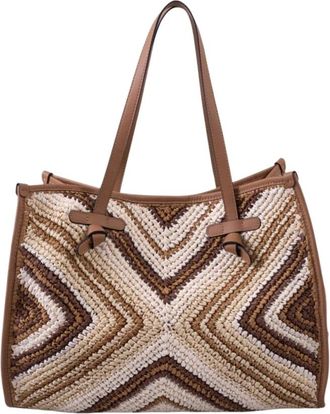 Gianni Chiarini Tote Bags, female, Brown, Size: ONE SIZE Gianni Chiarini Bags