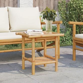 vidaXL vidaXL Tavolino da Salotto 45x45x45 cm in Bamb&ugrave;