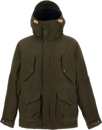 Manifattura Ceccarelli New Fisherman Parka - Heren - Parka Jassen - Groen - 3XS - Katoen - Jassen