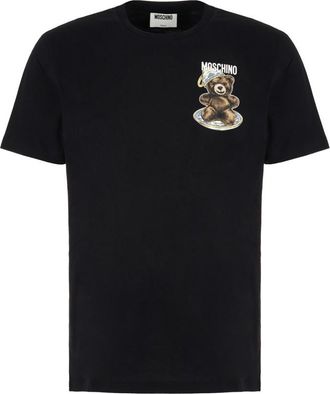 Moschino Black Crew Neck T-Shirt