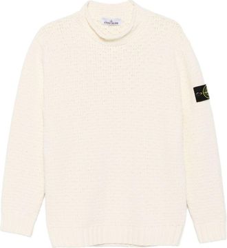 Stone Island Compass-Badge Sweater - Mens - Cotton
