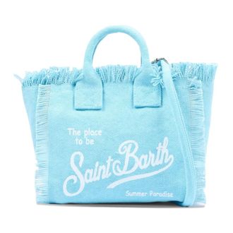 MC2 Saint Barth Tote Bags, female, Blue, Size: ONE SIZE Mini Vanity