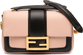 Fendi Pre-owned Womens Baguette Shoulder Bag - Light Pink Leather - One Size