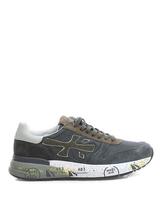 Premiata Sneakers Grigio Cenere In Suede