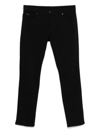 Emporio Armani Skinny broek - Zwart