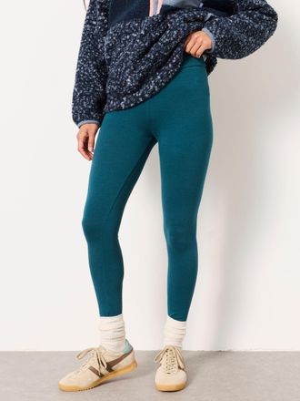 Fat Face FatFace High Rise Legging in Teal Blue