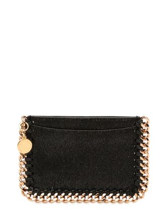 Stella McCartney 2010-2025 Falabella Shaggy Deer card holder - Black