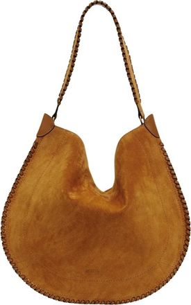 Isabel Marant Oskan Hobo Soft - Dames - Schoudertassen - Bruin - ONE Size - Leer - Tassen