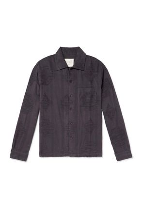 Kardo Martin Cotton-Jacquard Shirt