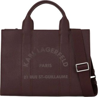 Karl Lagerfeld medium Rue St-Guillaume tote bag - Brown
