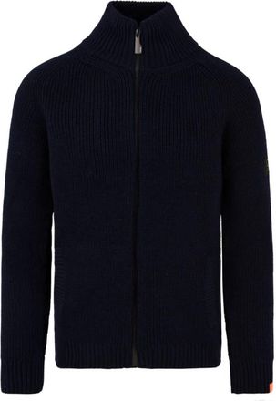Suns Bottas Sweater - Heren - Vesten - Blauw - M - Wol - Truien & Vesten