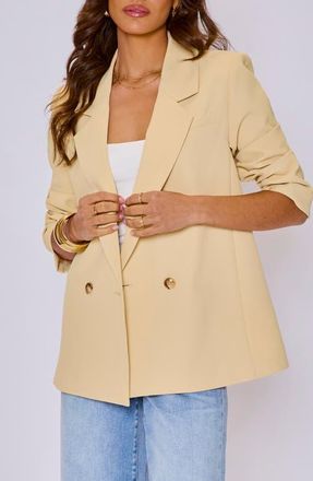 VICI Collection Juliette Relaxed Fit Blazer in Butter at Nordstrom, Size X-Small