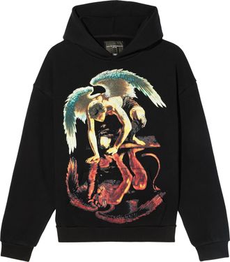 Cult of Individuality Cults Pullover Novelty Hoody Repent in Black