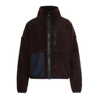 Canada Goose Simcoe Fleece Jacket - Dames - Zomerjassen - Bruin - M - Wol - Jassen