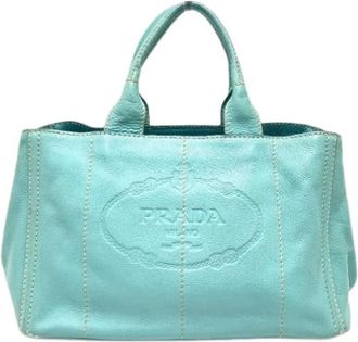 Prada Pre-owned Handbags, female, Blue, Size: ONE SIZE Pre-owned Vintage Handbag