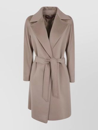 Max Mara ravenna wool coat belted waist