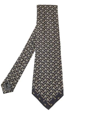 Gianfranco Ferre silk tie - men - Silk - One Size - Black