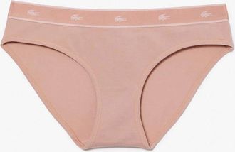 Lacoste Womens Stretch Cotton Briefs - Pink - Size: 2XL