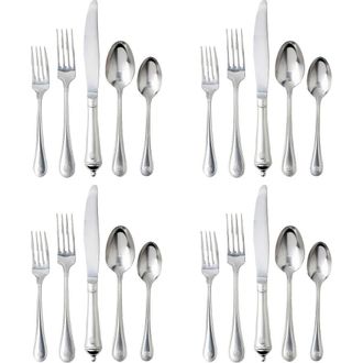 Juliska Berry Thread 20-Piece Place Setting in Bright Satin at Nordstrom