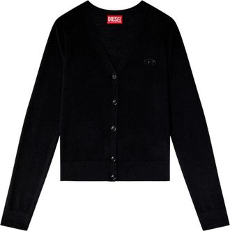 Diesel Cardigan M-Alima - Dames - Vesten - Zwart - XS - Wol - Truien & Vesten