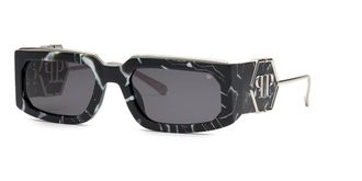 Philipp Plein SPP119M 0Z21 Womens Sunglasses Black Size 58