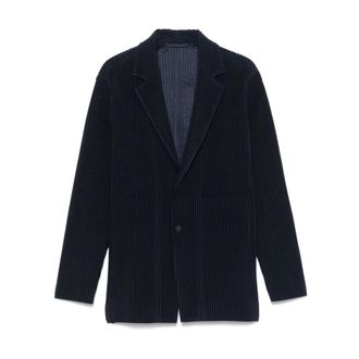 Issey Miyake Blazers - male - Issey Miyake - Blazers - Blue - XL - Jackets