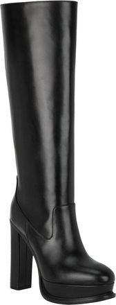 Alexander McQueen Alexander Mcqueen Leather Knee-High Boot