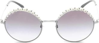 Chanel Occhiali da sole tondi 1997-1999 - Grigio