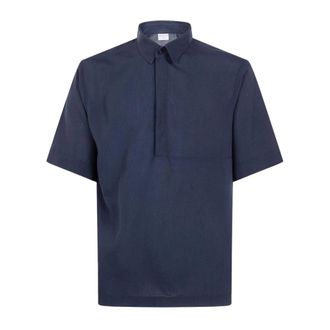 Houdini Tree Polo Shirt - Heren - Korte mouwen Overhemden - Blauw - XL - Overhemden