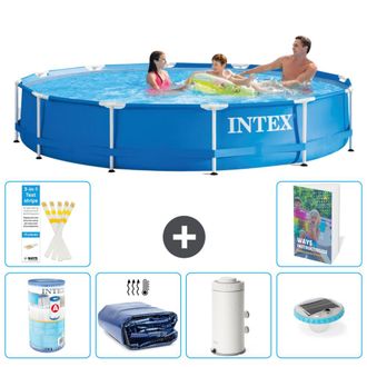 Intex Piscina Con Estructura Redonda - 366x76 Cm - 7-piezas S101