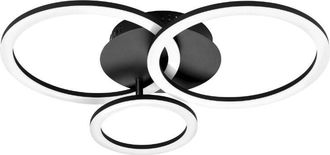 Eglo Eglo - Plaf&oacute;n De Techo Parrapos-z 33w 3000-6500k Negro - 900321