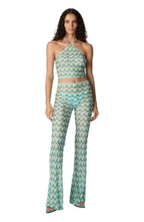 Missoni Top In Viscose With Floral Pattern And Halter Neckline in Multicoloured at Nordstrom, Size 38 It