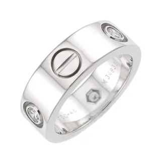 Cartier White Gold (18K) Band Ring (Pre-Owned)