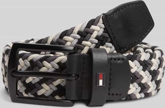 Tommy Hilfiger Geflochtener G&uuml;rtel Modell DENTON in BLACK, Gr&ouml;&szlig;e 100