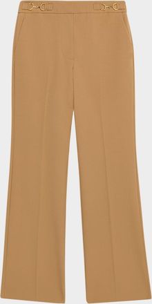 Ulla Johnson Quartier Mid-Rise Pants with Chain Detail