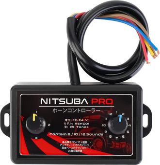 OEM Controlador De Bocina Para Autom&oacute;vil, Controlador De M&uacute;sica Impermeable, Caja De Control De Altavoz De Bocina De 12-24 V, Control De 25 Tonos Para Uso